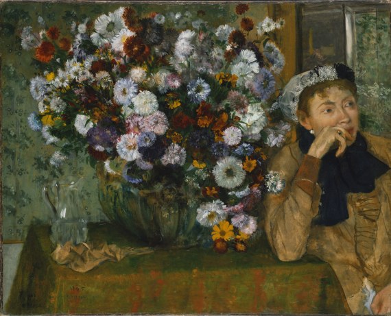A Woman Seated beside a Vase of Flowers (Madame Paul Valpinçon?).jpg